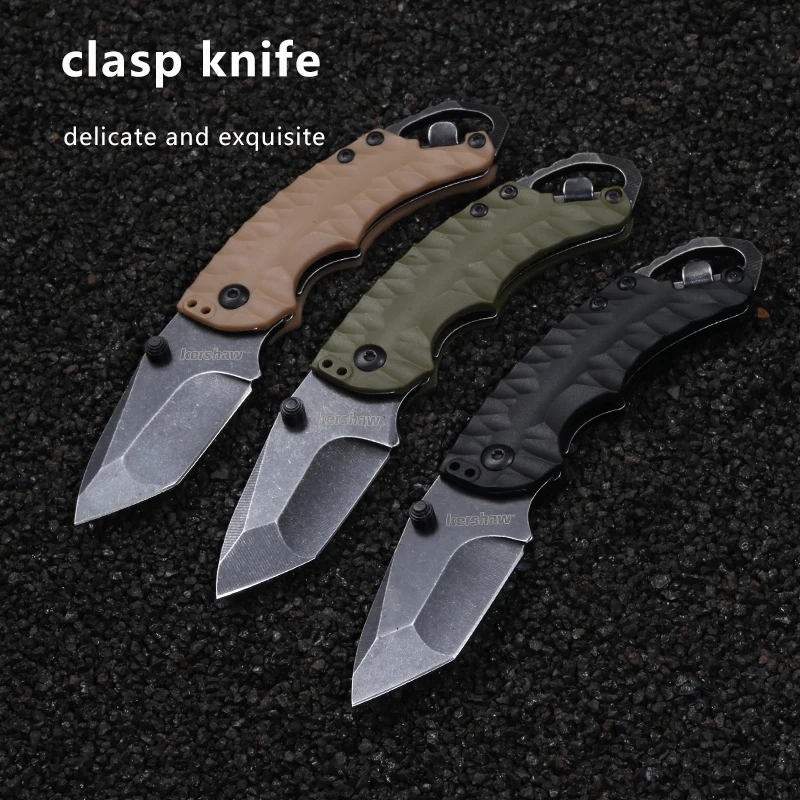 8Cr13Mov Kershaw 8750 Mini Pocket Folding Knife - Army Combat Knife for ...